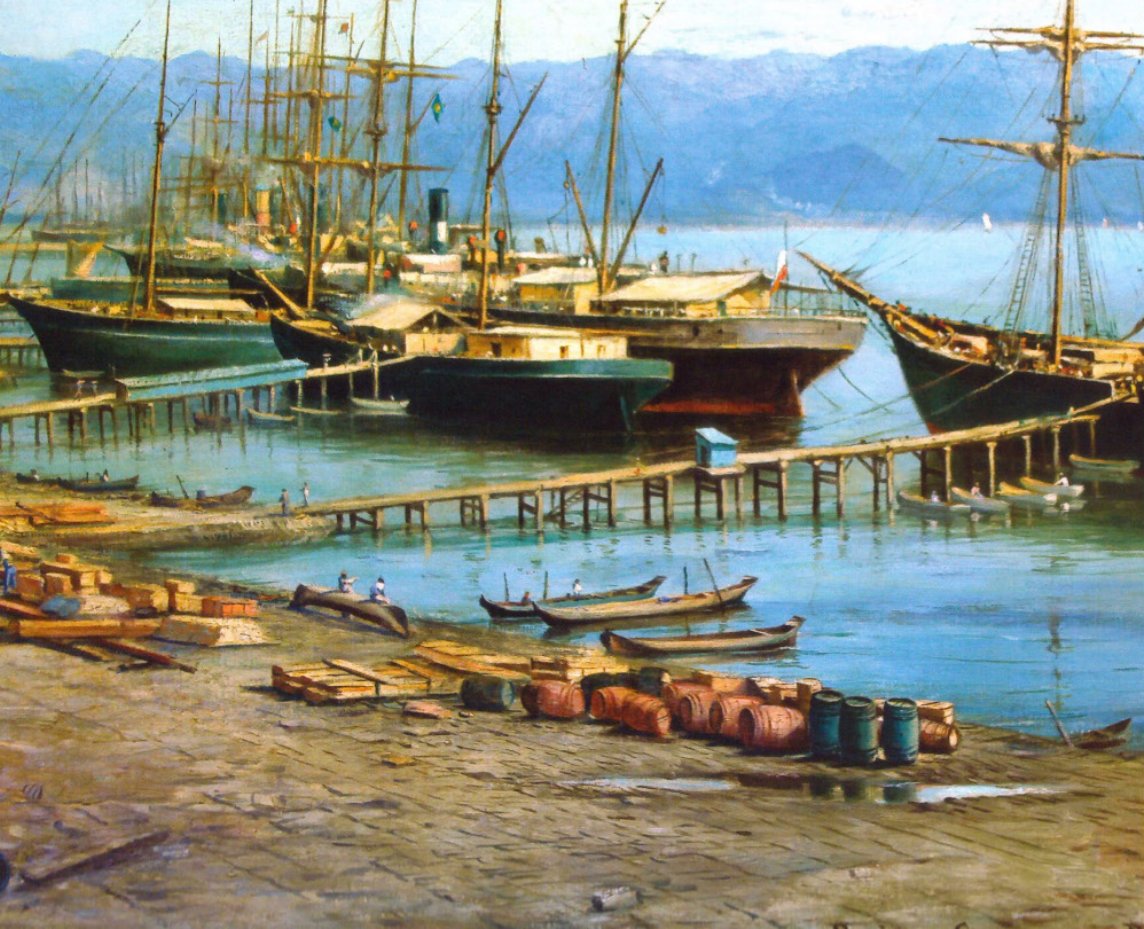Porto de Santos · Da origem ao cais moderno